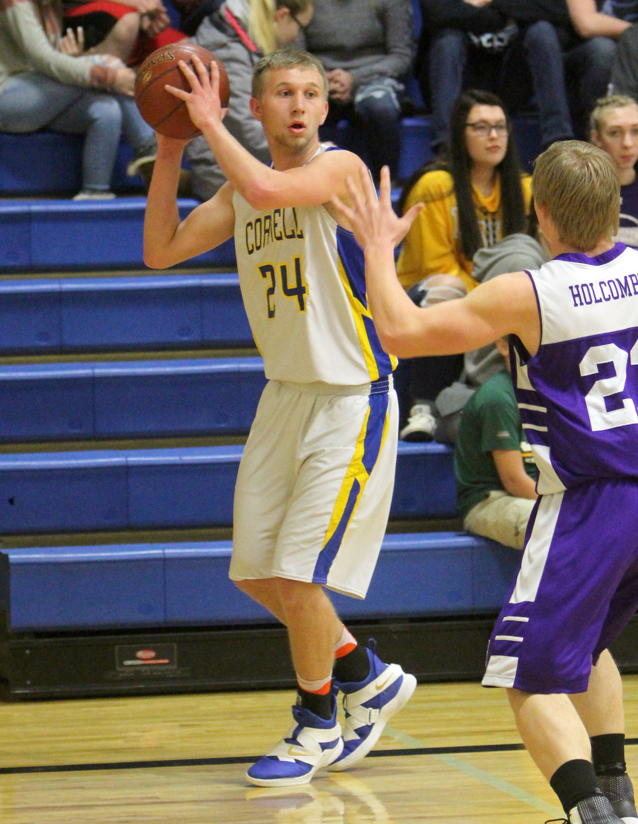 Lake Holcombe at Cornell boys basketball 1-10-19